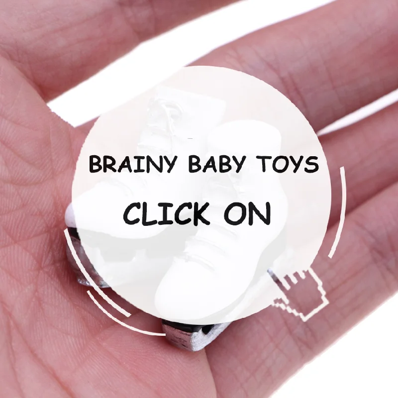 

1Pair Dollhouse Mini Simulation Skating Shoes Prop Model For Kid Doll Roller Skates Decorative Gift Kids Toy Doll Accessories