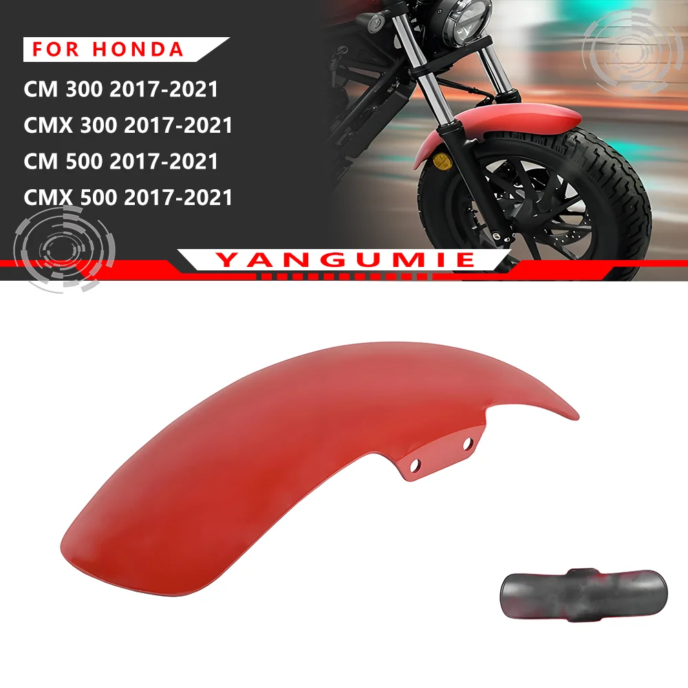 For Motorcycle Front Fender Anti-splash Sand Plate Front Wheel Protector Accessories Fits Honda CM CMX300 CMX500 2017-2021