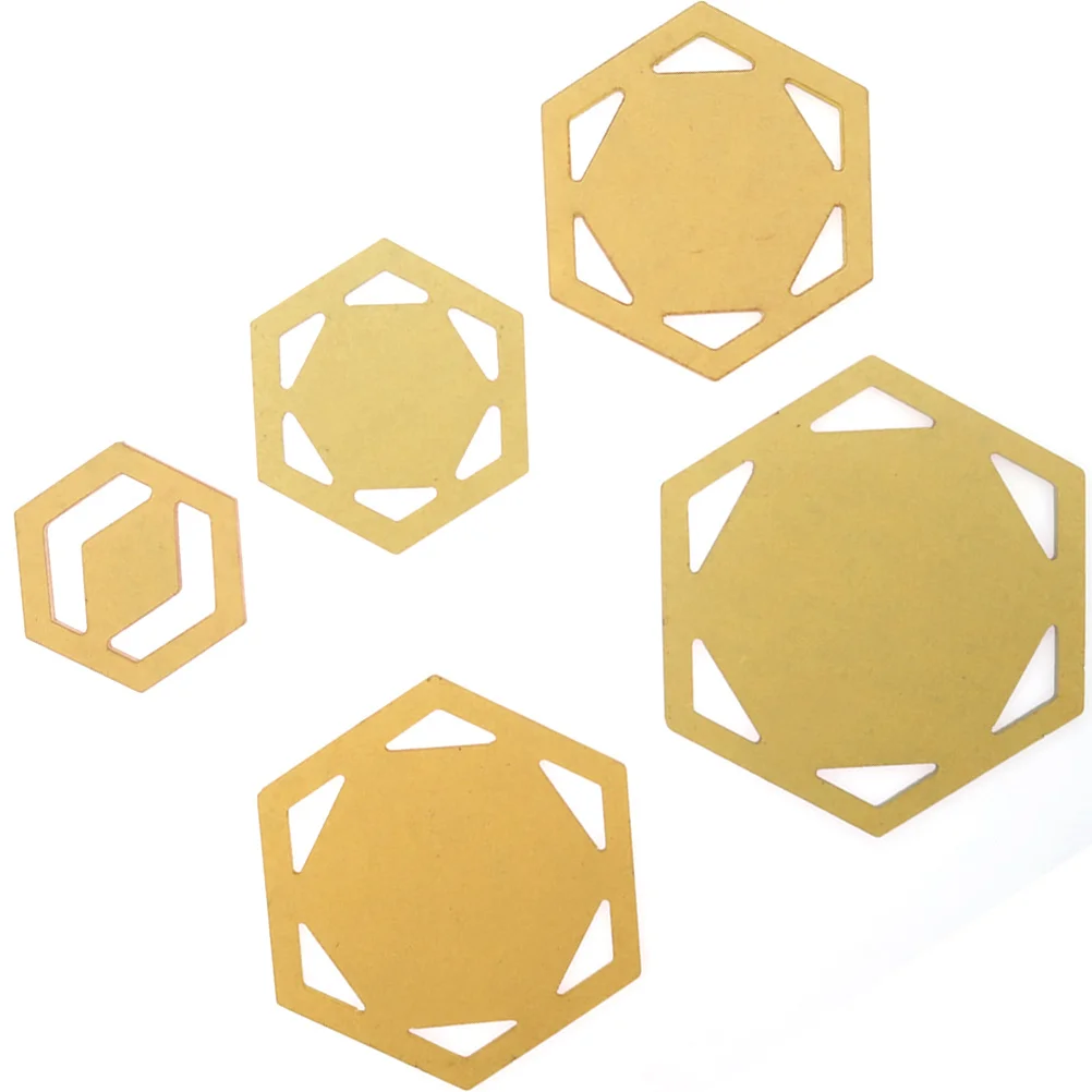 5Pcs Hexagon Quilting Templates Set Premium Material Sewing Embroidery Patchwork DIY Handmade Tool Hexagon Quilting Tool