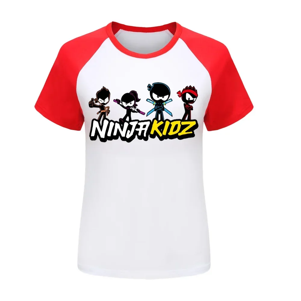 Boys T Shirt Summer NINJA KIDZ 3D Printed T-shirt Kids Funny Harajuku Fashion Top Boys&Girls Tee Tops 2-16 Years