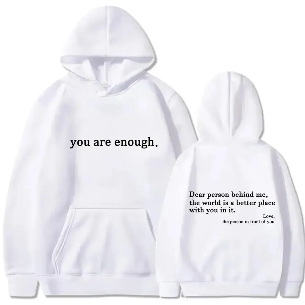 Hip-Hop Style Men's Fashion for Autumn and Winter Is AllFromMeYou Are Already Perfect with This Printed Casual Hooded Sweatshirt