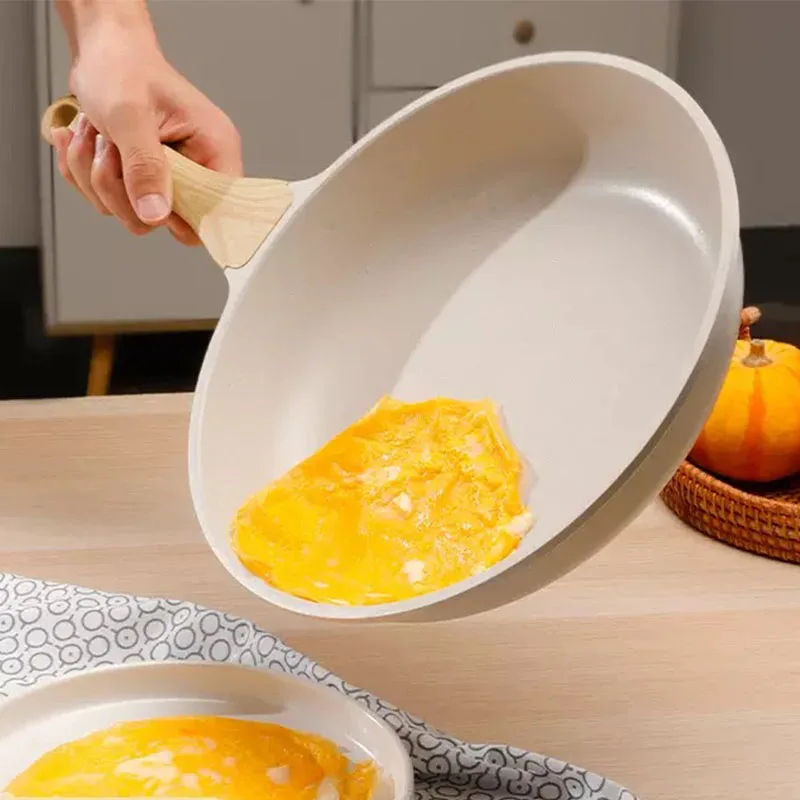 Verdickte Antihaft Wok Bratpfanne Keramik Topf Hause Induktion Gasherd Universal küche Kochgeschirr Steak Pfanne Pfannkuchen Topf