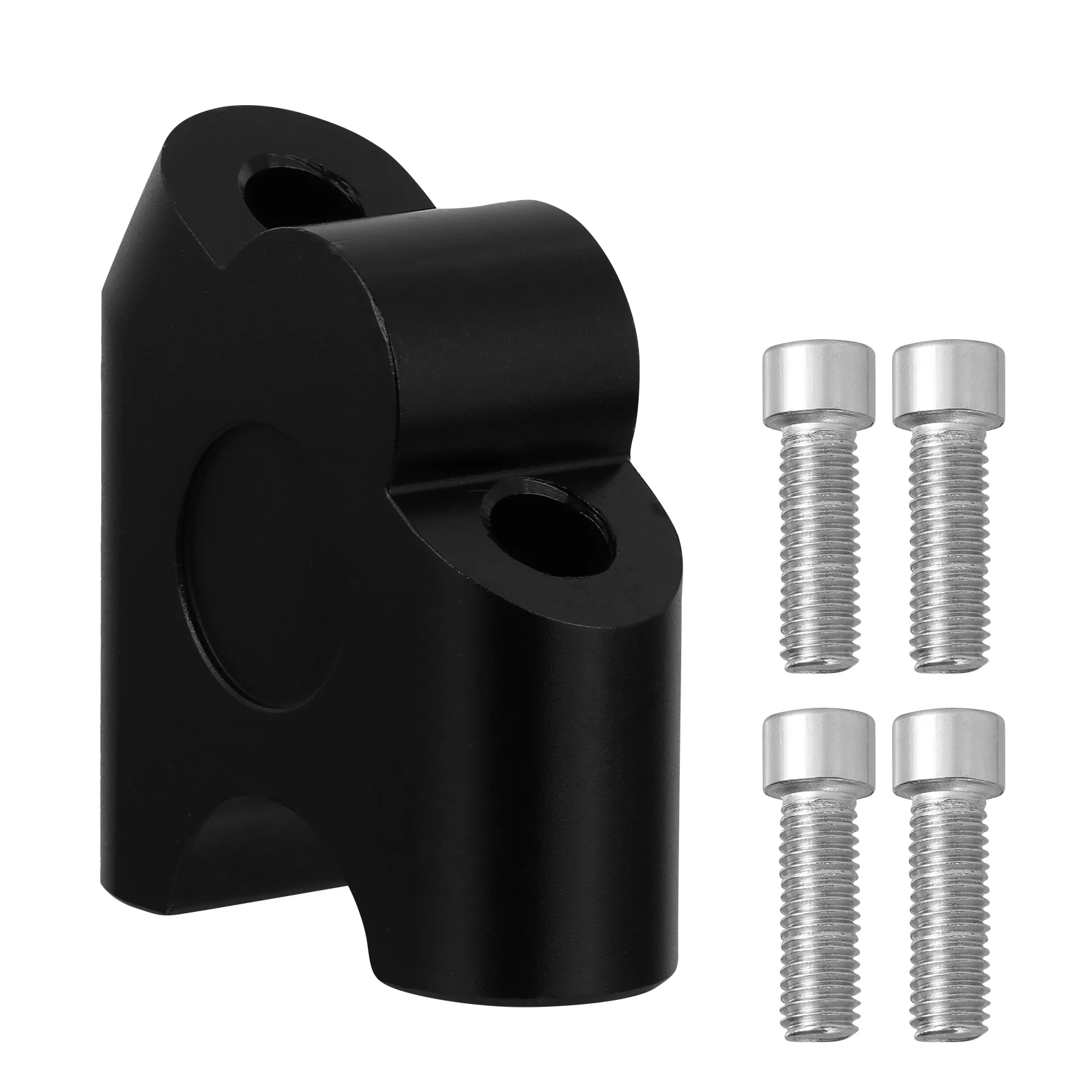 

Motorcycle H Riser 4pcs Aluminum Alloy 22mm Fit H Bar Clamp Mount Adapter Clip Easy Install Durability