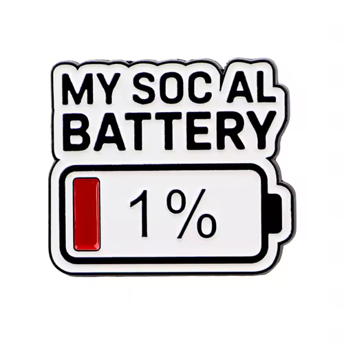 Spanish PACIENCIA Enamel Pin 1% Battery Brooch Pines Lapel Pins Badge on Backpack Clothing Accessories Fashion Jewelry Gifts - Image 9