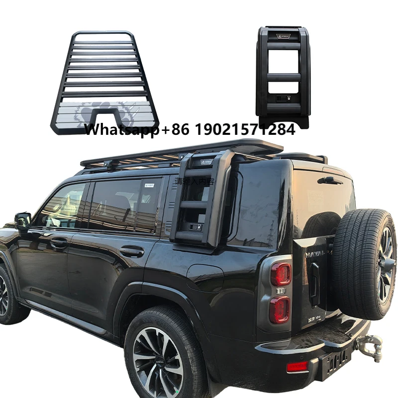 

Great Wall Tank 400 4x4 Car Exterior Accessories Excellent Rear Roof Racks with Cargo Luggage Carrier Bracket Side Ladder Stairs