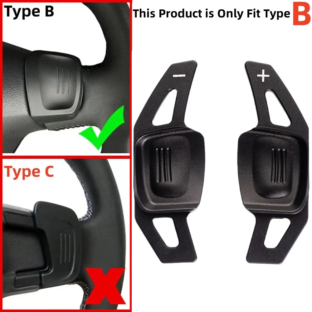 For Volkswagen Tiguan MK2 VW golf 7/8 Alltrack MK7/8 T-cross Passat B8 GTI R-line Steering Wheel Shift Paddle Shifter Extension