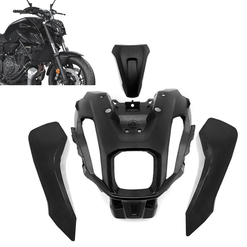 Fit For YAMAHA MT-07 FZ-07 MT07 FZ 07 MT FZ 07 2021 2022 2023 2024 Motorcycle Front Headlight Side Cover Panel Fairing Beak Cowl