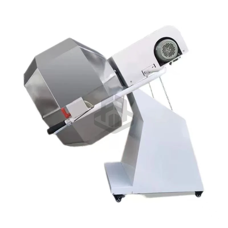 

Food Truck Automatic Motor Soybean Nut Broadbean French Fries Snack Seasoning Mixing Machine Drum