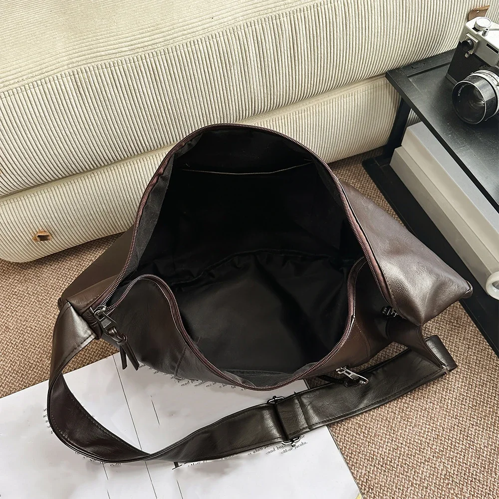 Herrenmode, lässige Umhängetasche, große Kapazität, leicht, schlichtes Design, Hüfttasche, Outdoor-Sport-Rucksack, vielseitig einsetzbar für den täglichen Gebrauch. – Detail 8