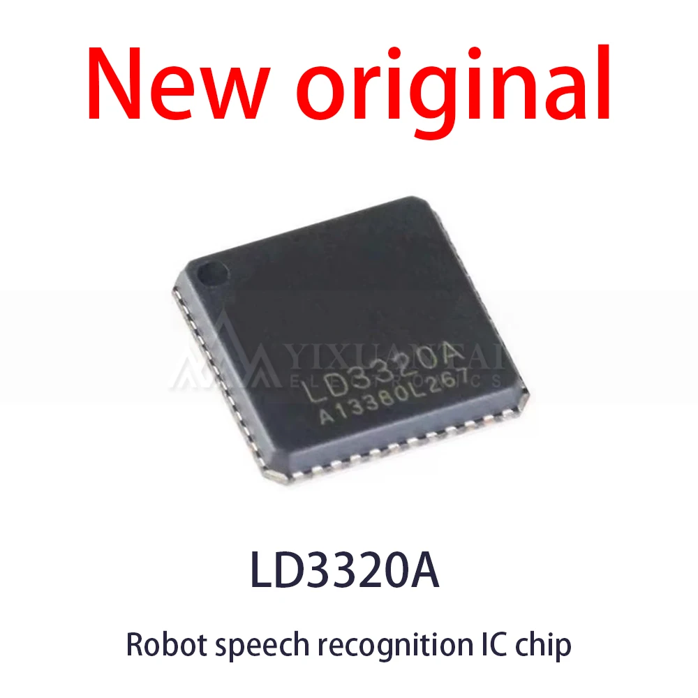 2-10Pcs/Lot New original LD3320A LD3320 QFN-48 robot speech recognition IC chip
