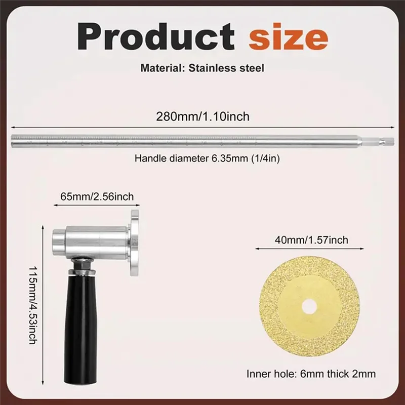 THIVN-Inside Pipe Cutter For Pvc Pipe, 7Inch Adjustable Cutting Depth Inside Pvc Pipe Cutter For Impact Drivers And Drills