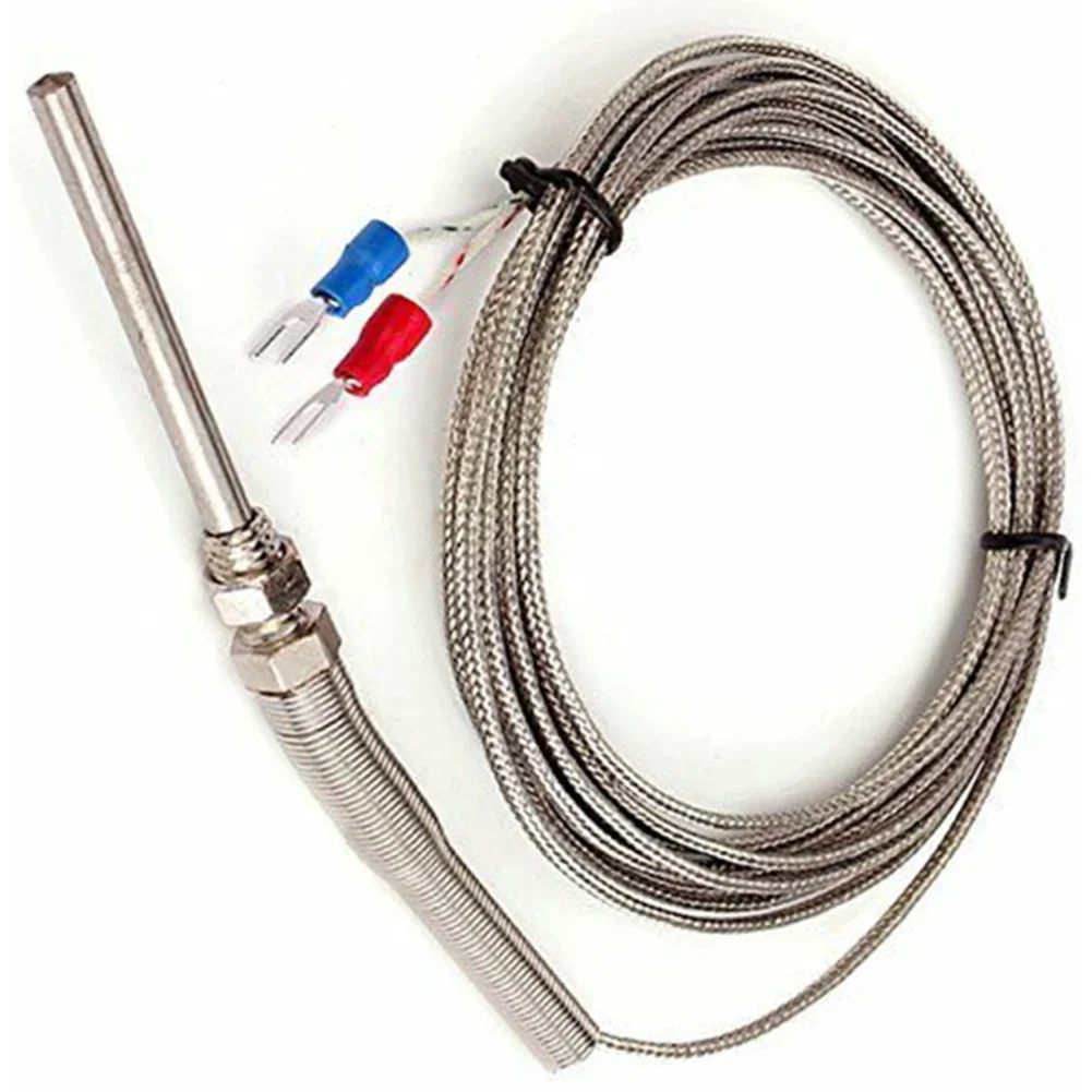 K-Type High Temperature -100~1250 Degree Thermocouple 50mm Probe Sensor 1.5M NPT 3/8\