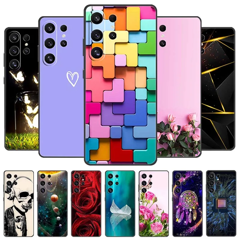 For Samsung Galaxy S26 Ultra Case Soft Silicone Cover Protective Funda For Samsung S26 Ultra Animal Phone Cases S26Ultra Coque
