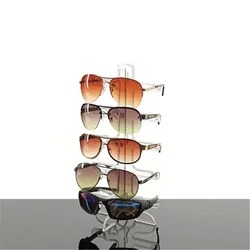 1PC 3 Layers Plastic Sunglasses Show  Rack Holders Eyeglasses Display Glasses Stand Storage Shelf Space Saving Home Organizer