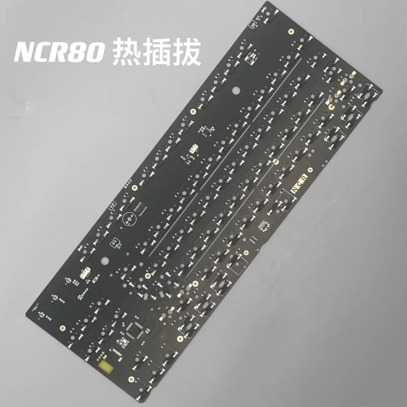 NCR80 PCB Board Custom Dual-mode Bluetooth 5.0 PCB Soldering Kaihua Hot Swap Qmk Via Wired Single-mode Welding DIY Gamers Design