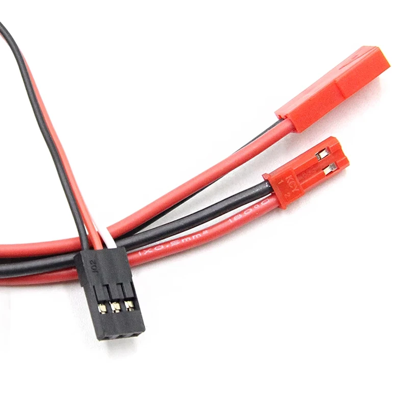 Interruptor electrónico PWM de 30A, 3,7-27V, 1-6S, entrada con cable de 18awg, peso ligero para modelos RC FPV, módulo de interruptor de avión FPV