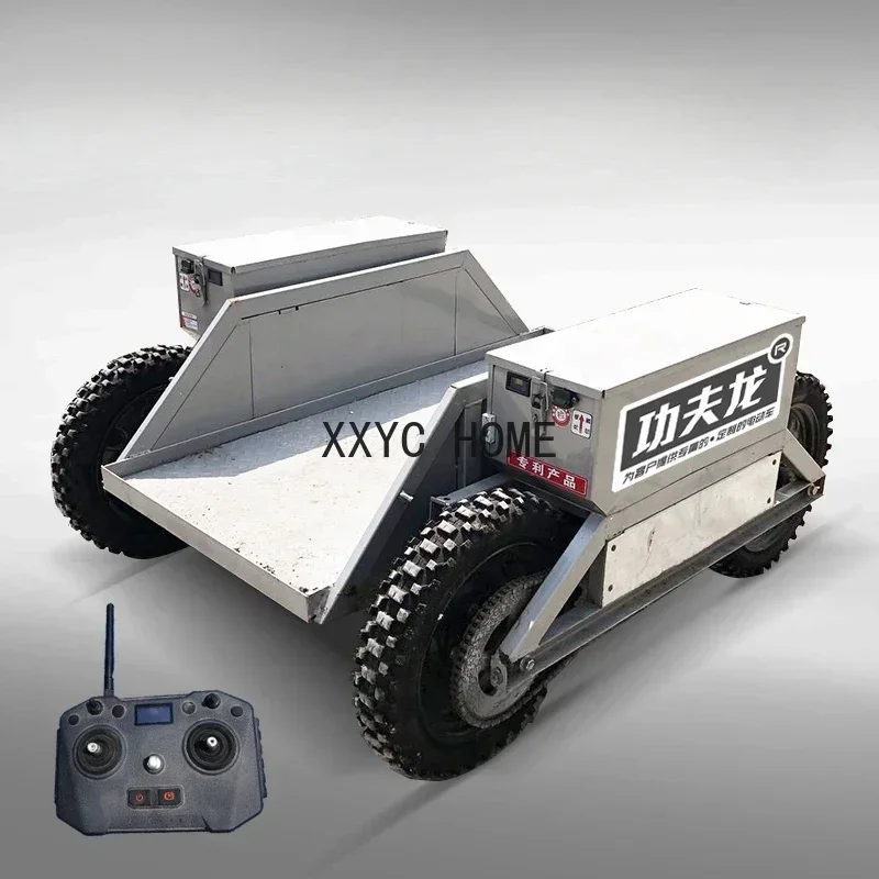 Elektrische Vierwielige Afstandsbediening All-Terrain Flat Aangepaste Vierwielaangedreven Vrachtwagen Off-Road Band Mountain