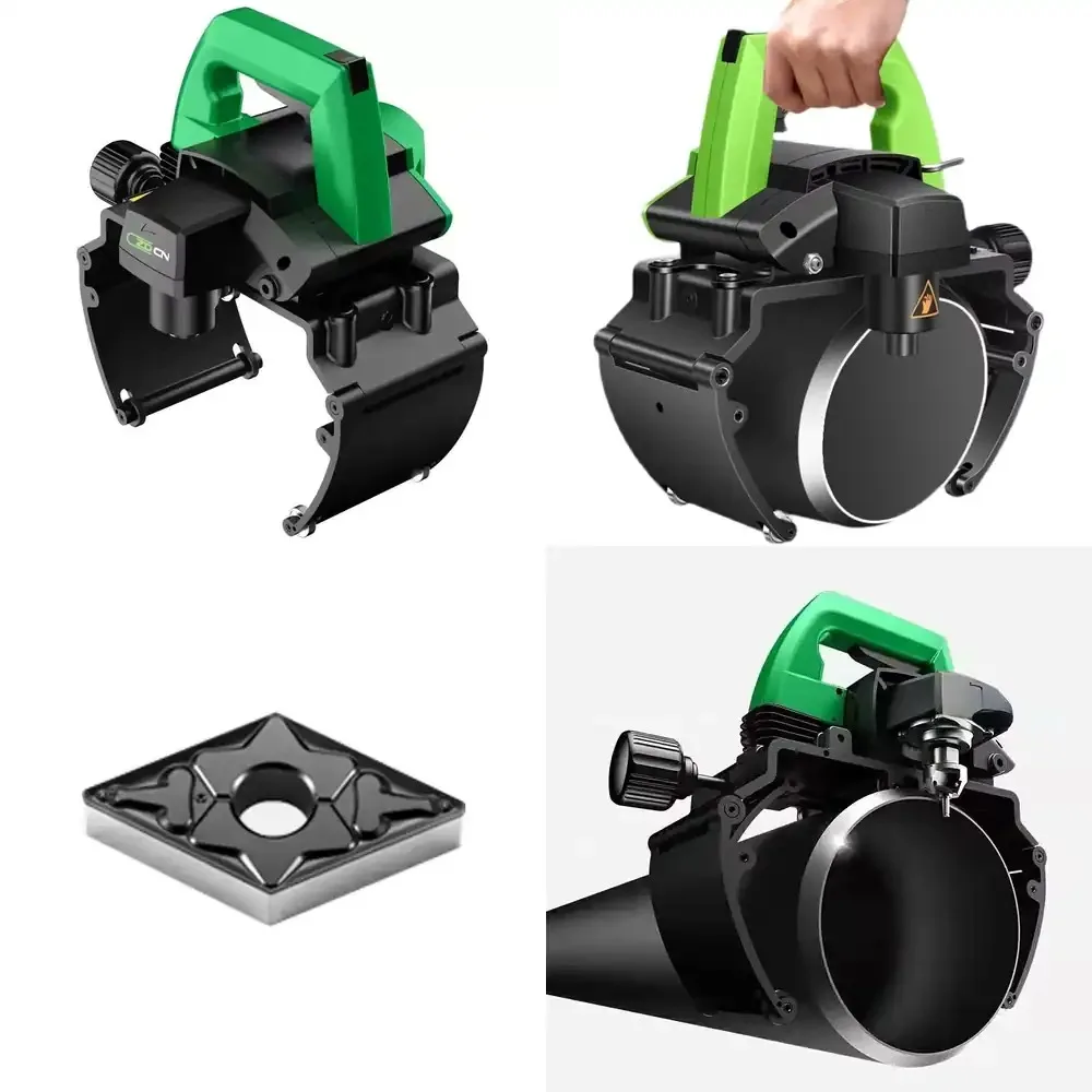 Electric Portable Pipe Beveling Machine for ZD240 for Pipe Diameter 15-240mm Thickness 8mm Easy to Operate Industrial Metal