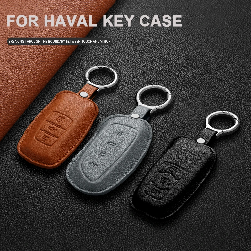 

Car Smart Key Case For Great Wall Haval Jolion Joico Jollein F7 H6 H3 H9 Jolyon F7H Dargo Remote Key Cover Fob Holder Keychain