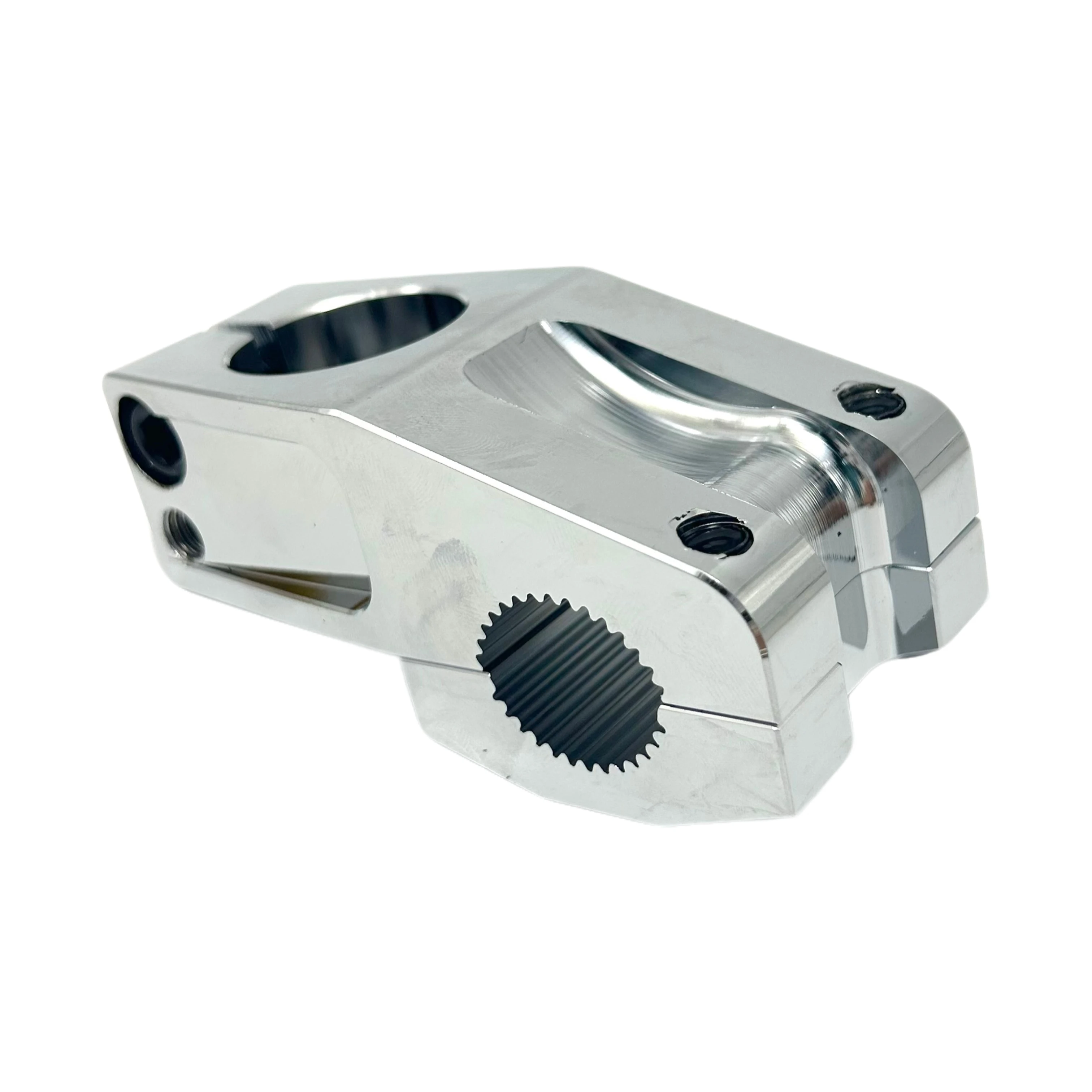 Aluminiumlegierung BMX Fahrrad-Vorbau V-MX4 22,2mm Silber Oilslick Blau Lila - Renn- und Mountainbike-Zubehör – Detail 19