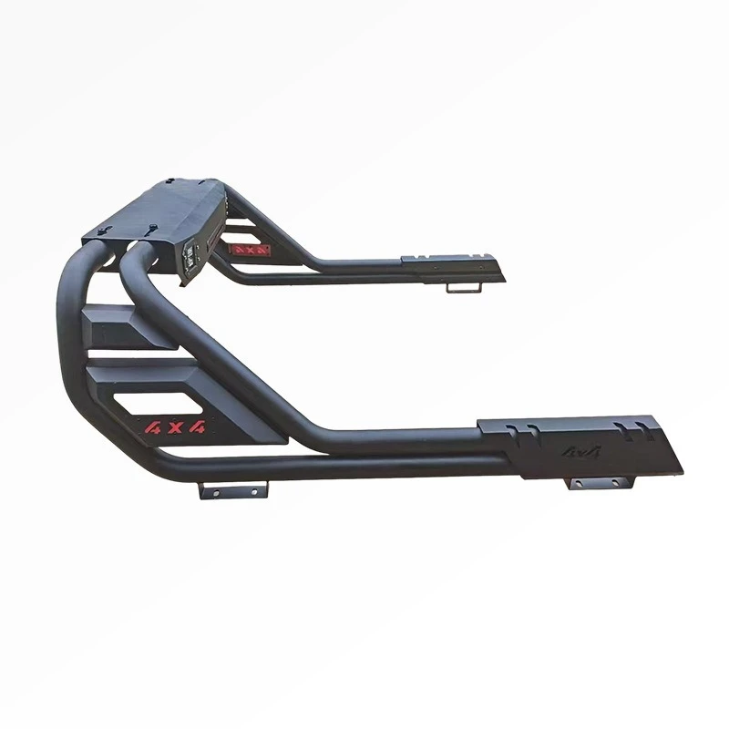 Adjustable double tube gantry frame, anti-roll frame for pickup truck