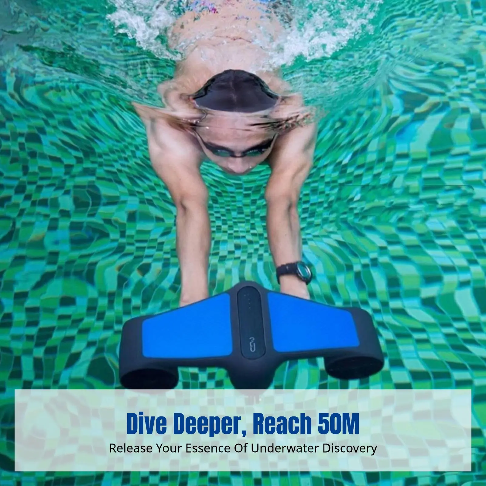 Obrázek 3: Pro vylepšené podvodní zařízení, two-speed režimech, 50m submersion, outdoorové plavání, potápěčská, šnorchlování