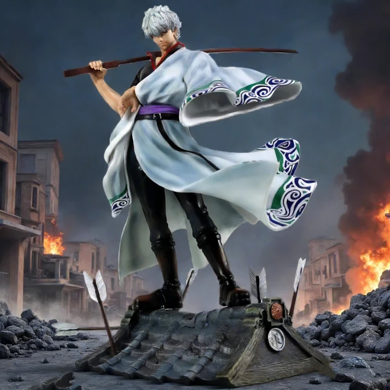 

Фигурка Гинтами Сакаты 2.0 из аниме «Гинтама», 30 см, из смолы, с подставкой, коллекционная модель, игрушка, украшение для рабочего стола, подарок для мальчика