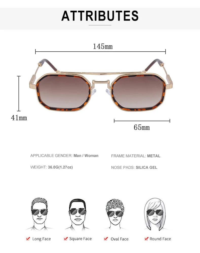 Platz Punk Sonnenbrille Für Männer Luxus Vintage Steampunk Sonnenbrille Frauen Trendy Mode Gläser Dropshipping Gafas De Sol Hombre – Detail 14