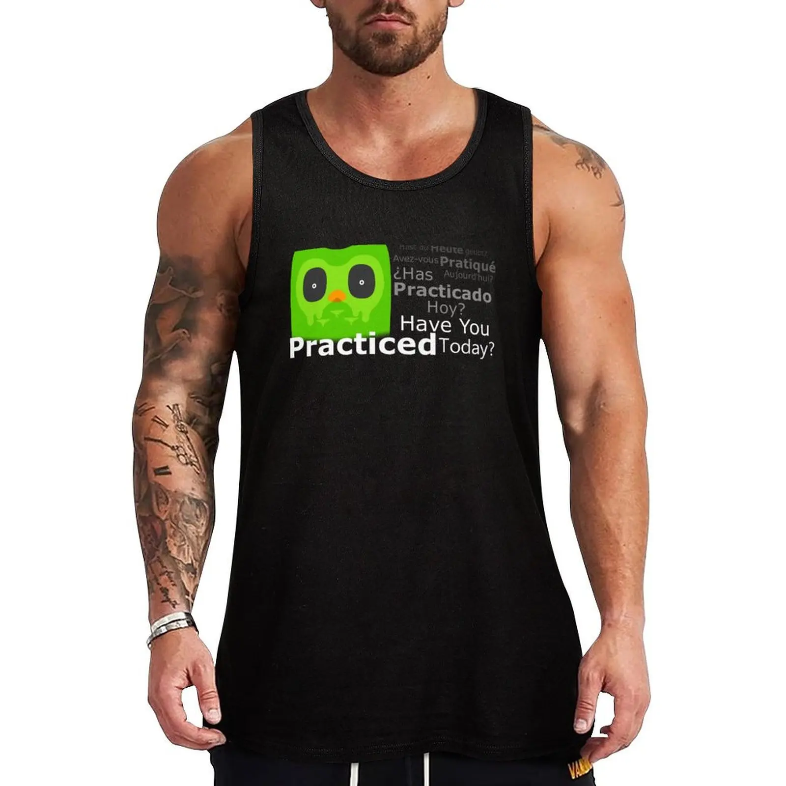 Duo Needs You to Practice (White Text) Tank Top summer clothes men 2025 bodybuilding t-shirt Gym man