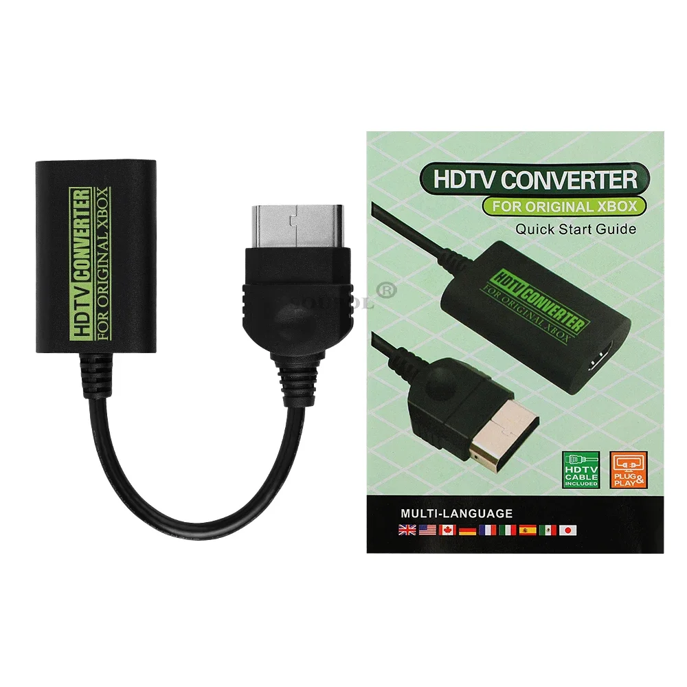 محول صوت فيديو رقمي لأجهزة إكس بوكس ، محول ، HDTV ، جهاز عرض ، تلفزيون ، إكس بوكس ، 1080i ، وشاشة P ،