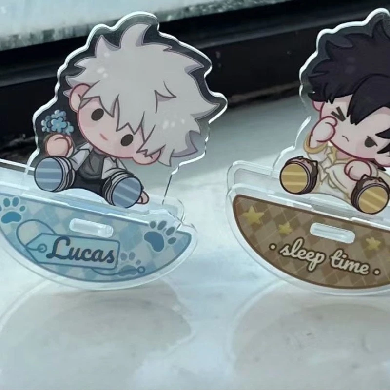 7cm/2,76 Zoll LINKCLICK Kreativität Acryl Lu Guang Cheng Hour Stehende Figuren Anime-Zubehör Kreatives Sammlerstück Lustiges Geschenk