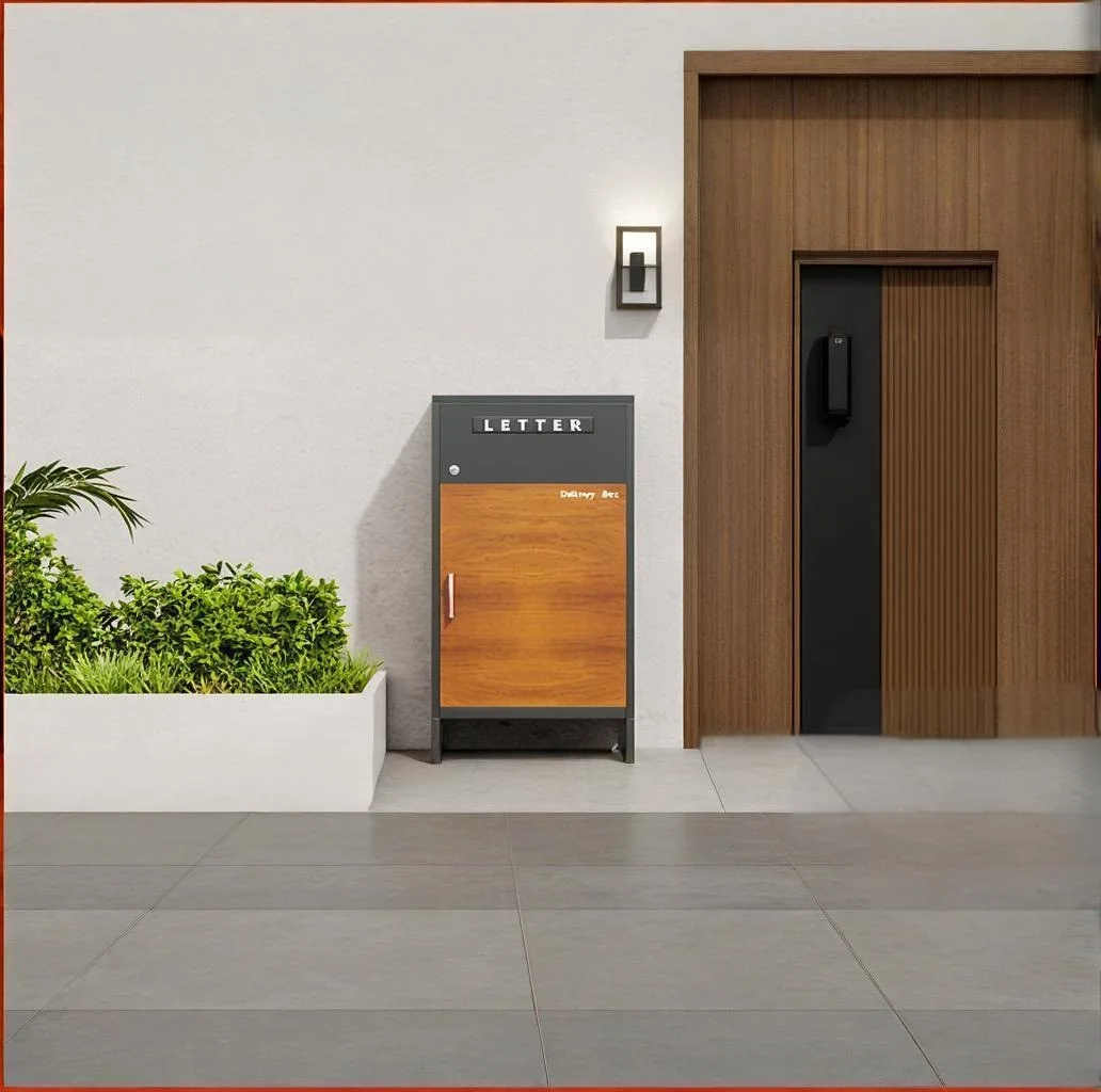 LH Household Thickened Express Cabinet Outdoor Weatherproof Parcel Delivery Cabinet Steel