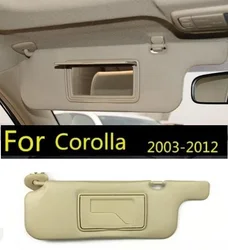 For Toyota Corolla 2003 2005 2006 2007 2009 -2012 Car Inner Sunvisor Sun Visor Antidazzle Sun Shade Sunshield With Mirror Kit