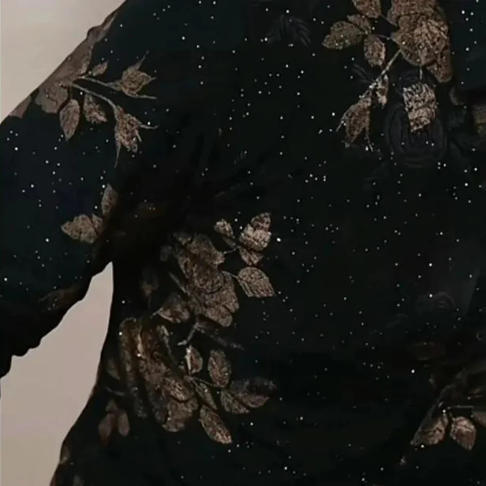 Mens Y2K Shirt Full Flower Pattern Personalized Long Sleeved Shirt Autumn Casual Wear-Resistant Quick Drying Top Men's Clothing