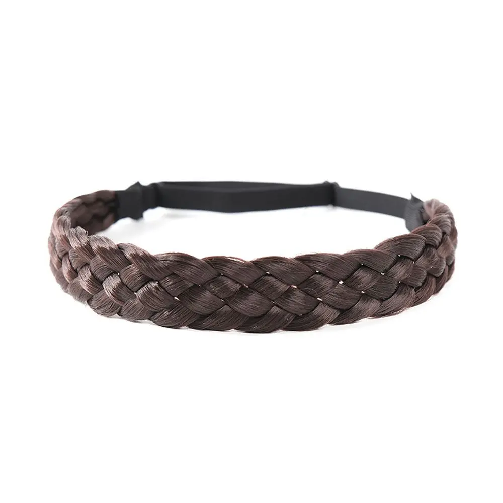 

Hairpiece Princess Headwear Hair Accessories Elastic Braided Headband Hair Hoop Bohemian Braided Hair Band Wig Twist Headbands