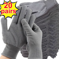 1/20Pairs Riding Anti Slip Work Gloves for Motorcycle Cycling Sports Men Women Lightweight Breathable Touchscreen Outdoor Gloves