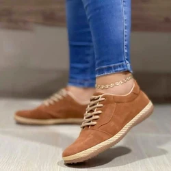 2023 New Women Casual Sneakers Women Large Size Round Toe Thick Sole Sports Shoes Ladies Sneakers Fashion Flats Zapatos De Mujer