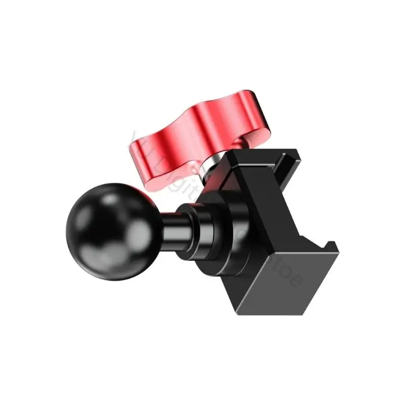 96BA Schiene Rutsche Klemme Adapter mit 17mm Kugelkopf 1/4 Zoll Schraube 360 ​​Grad Rotation für Fotografie Video Zubehör – Detail 8