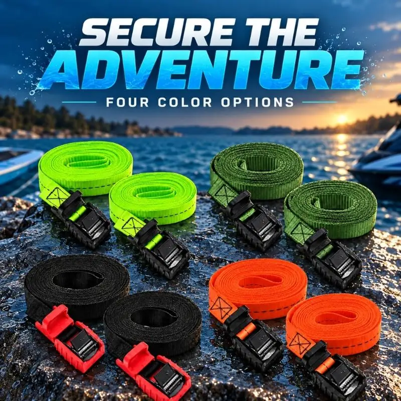 M5TC Outdoor Equipment Securing Belts That Wind for Storage Between Outings
