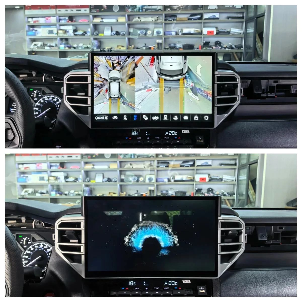14.6 Inch Andriod 13 CarPLay For Toyota Tundra Sequoia 2020 2021 2022 2023 2024 Car GPS Multimedia radio screen