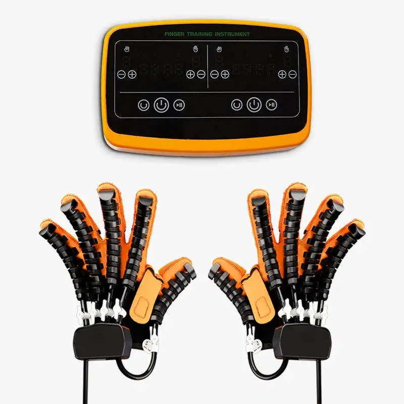 1Pairs Hand Exercise Therapy Stroke Hand Exerciser Rehabilitation Robot Glove Exoskeleton Gloverobotic Finger Exercise Machine