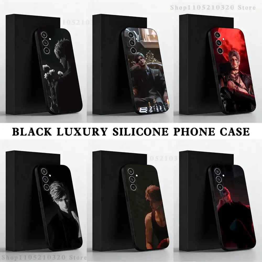 

S-Sylus Love D-Deep Space Phone Case For Samsung S 25,24,23,22,30,21,10,9,Ultra,Plus,Lite,FE,4,5 G Black Soft Case