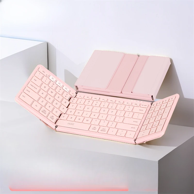 Portable foldable keyboard and mouse set suitable for Huawei, Microsoft, Apple, iPad, mobile phones, tablets, and laptops