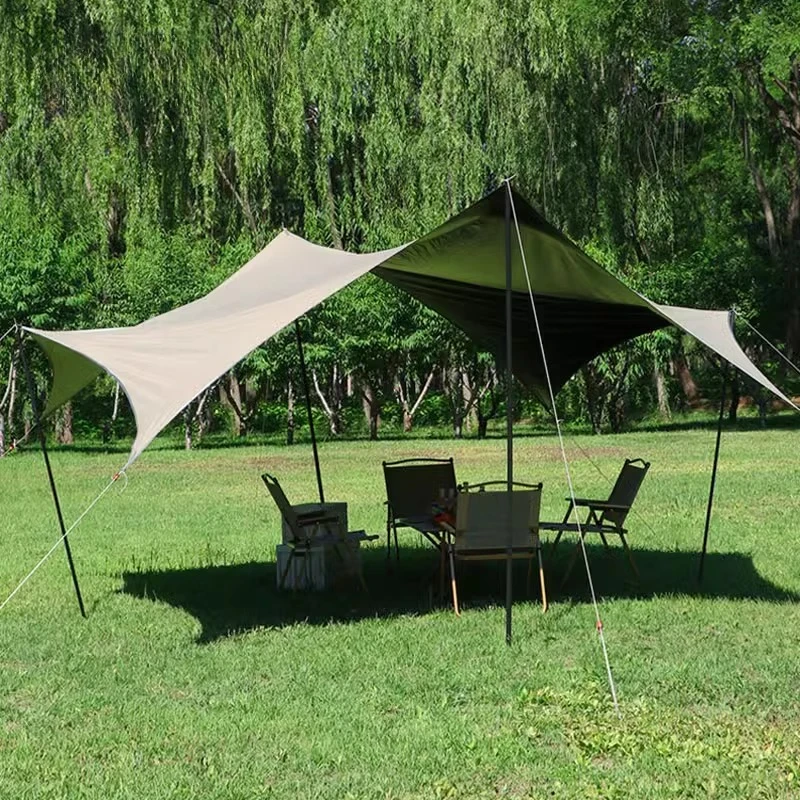 

Outdoor Camping Party Thick Oxford Cloth Canopy Tent Picnic Courtyard Beach Rainproof Sunshade Tent Portable