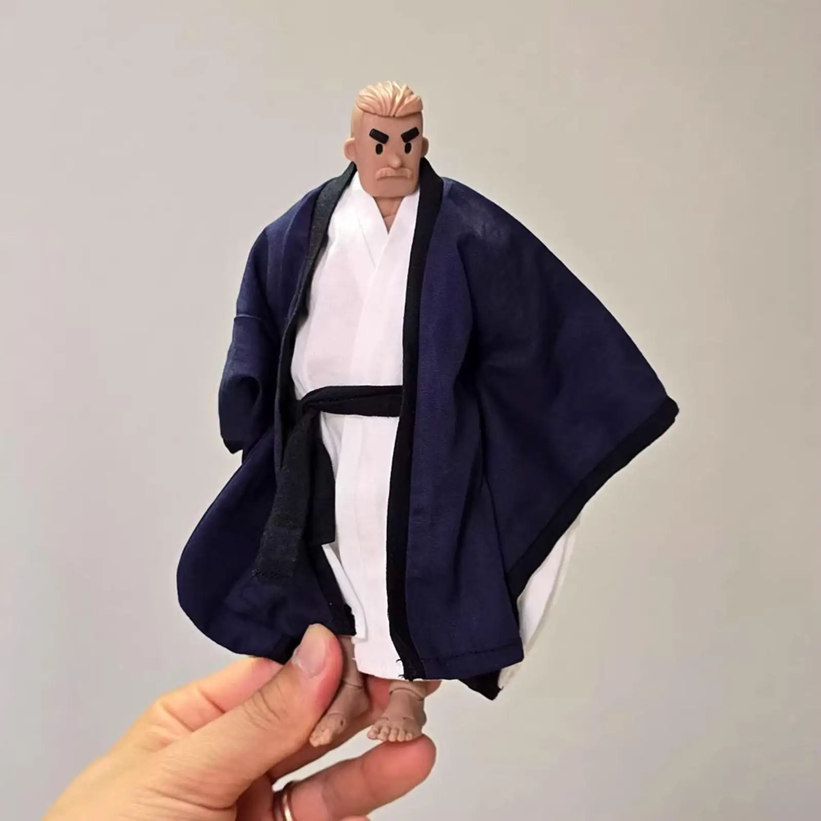 1/12 Action Figure Clothes, Taoist Robe, Photo Props, Dress up Doll Costume, Miniature Clothing for 6 inch Male Dolls
