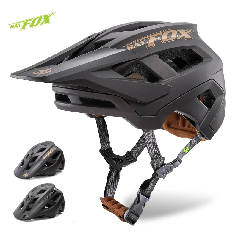 

BATFOX Summer Bicycle Helmet Multiple Color MTB Mountain Cycling Helmet Men Women Youth Ultralight Integral Road Bike Helmet