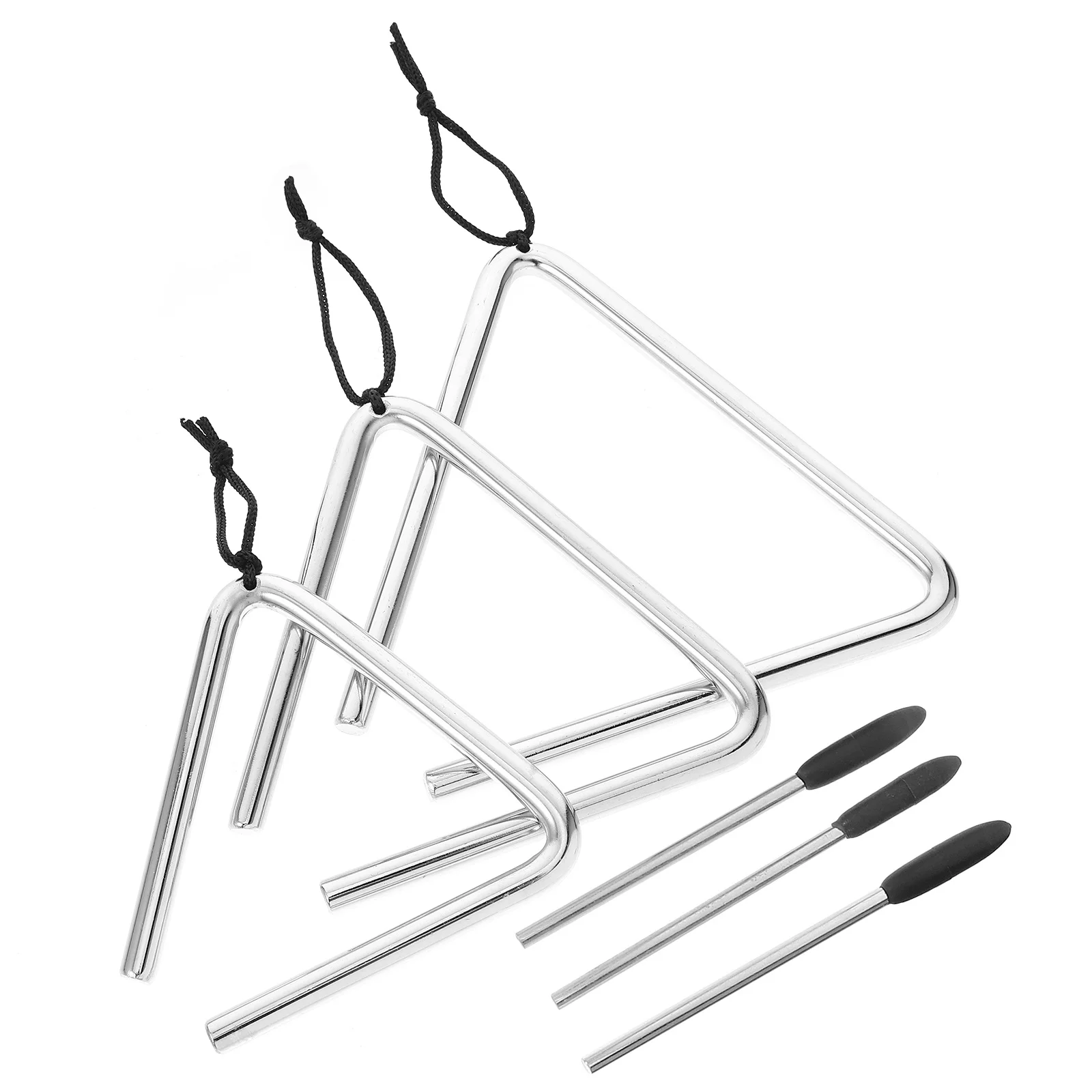 3 مجموعات من أدوات المثلثات الموسيقية للأطفال التعليم المبكر تصميم إبداعي مفيد وحرفية ممتازة #6