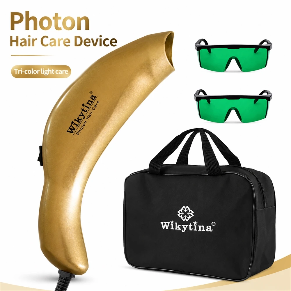 Photon Scalp Therapy Device Red Light to Stimulate Hair Growth Anti Hair Loss Follicle Activation Treatment Home Salon Use