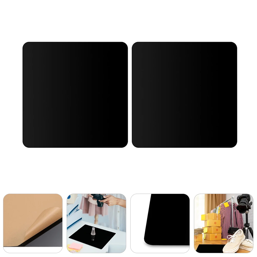 

2pcs Reflective Photography Background Board Double-Sided Display Backdrop for Small Shooting Smooth Surface
