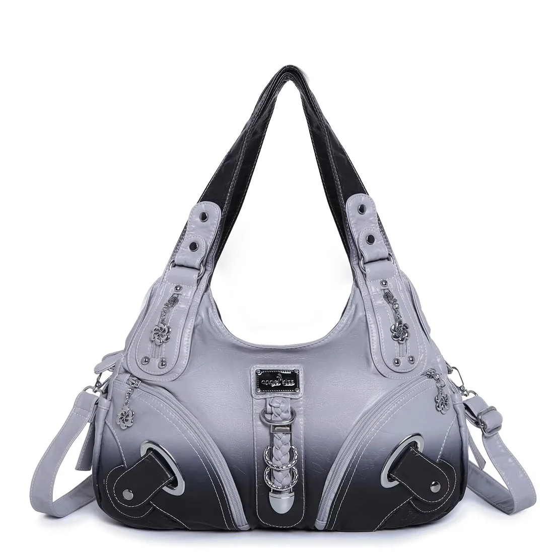 

Angelkiss Women Handbags Top-handle Handbag Fashion Shopper Pack Tie-dye Satchel Dumpling Pack Shoulder Purse Bag Tote Bag